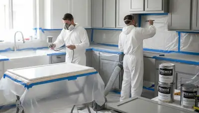 Berkeley, CA cabinet painting service for durable kitchen finishes by Berkeley Paint Pros