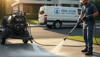 Concrete pressure cleaning service in Berkeley, CA for driveways, patios, and walkways