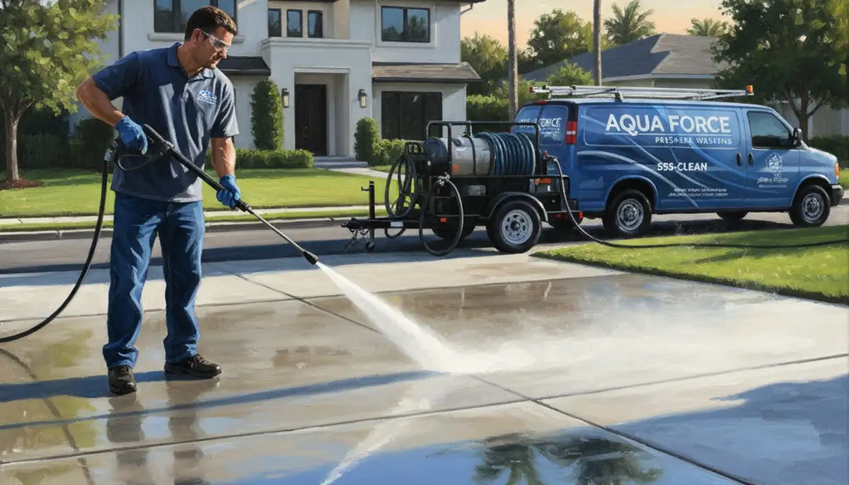 Concrete pressure cleaning in Berkeley, CA for driveways, patios, and walkways by Berkeley Paint Pros