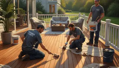 Berkeley, CA deck painting for coastal weather protection by professional painters