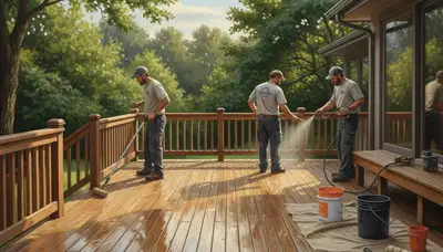 Berkeley, CA deck sealing service protecting wood from moisture, sun damage, warping, and mildew