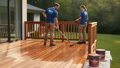 Berkeley, CA deck staining service by Berkeley Paint Pros for durable, climate-aware wood protection
