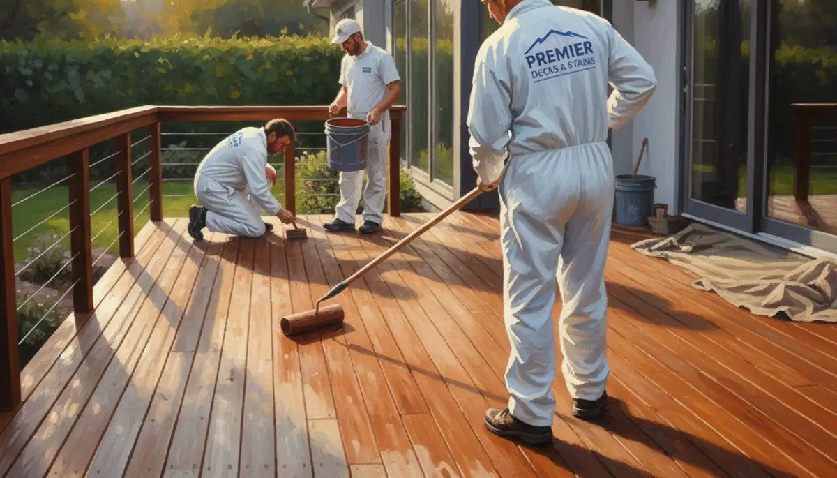 Berkeley, CA deck staining by professional painters for lasting Bay Area wood protection