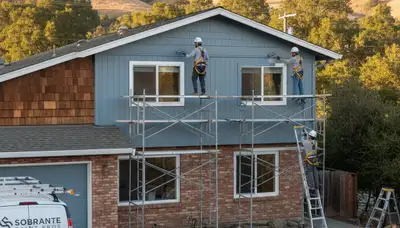 Professional painting service in Berkeley, CA for residential exterior and interior house painting