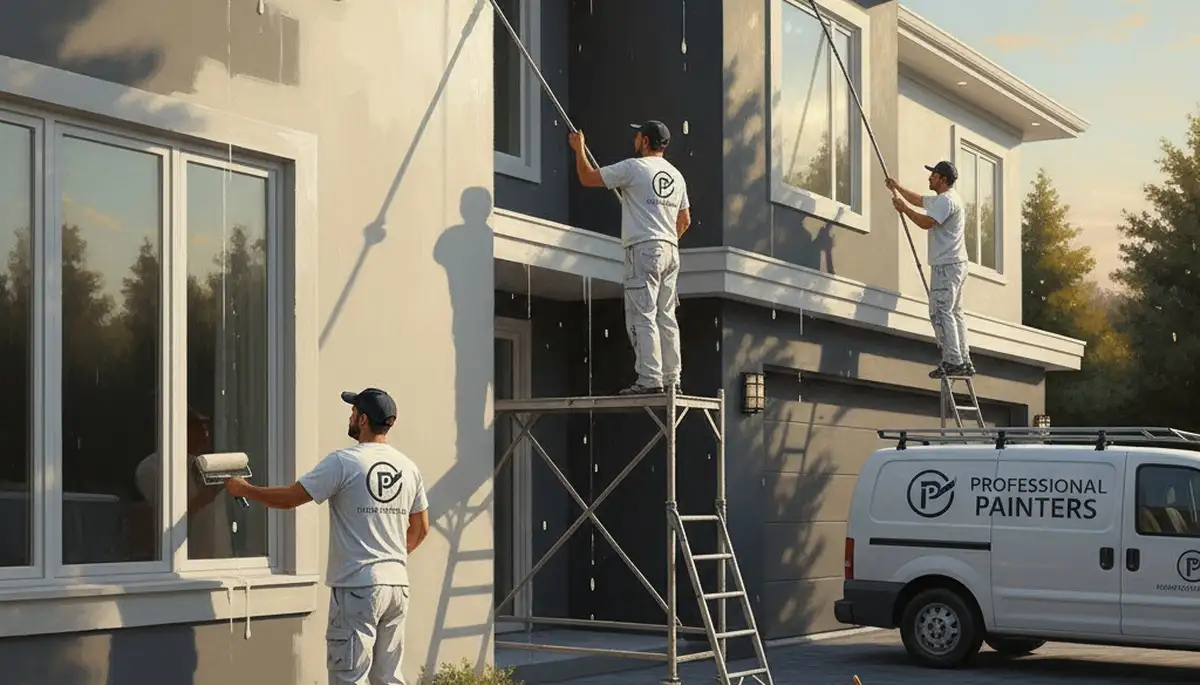 Berkeley, CA house painters applying exterior paint for a durable, polished home finish