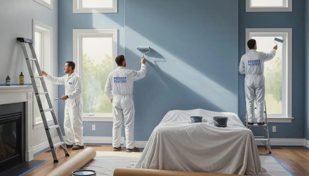 Interior house painting in Berkeley, CA with smooth walls and clean, professional finish