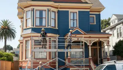 Berkeley, CA painting contractor serving residential interior and exterior house painting services