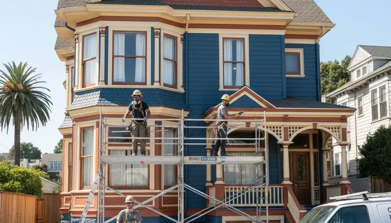 Berkeley, CA painting contractor serving residential interior and exterior house painting services