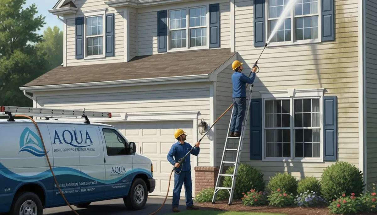 Berkeley, CA vinyl siding pressure cleaning for fog, algae, and grime removal on a home exterior