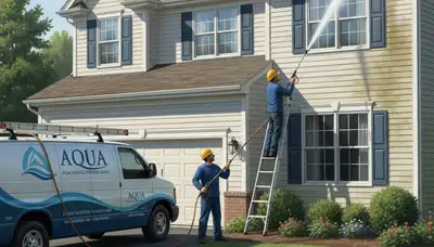 Berkeley, CA vinyl siding pressure cleaning for fog, algae, and grime removal on a home exterior