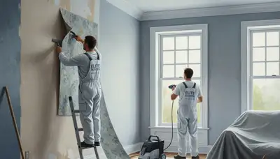 Berkeley, CA wallpaper removal service for smooth, paint-ready walls in a Bay Area home