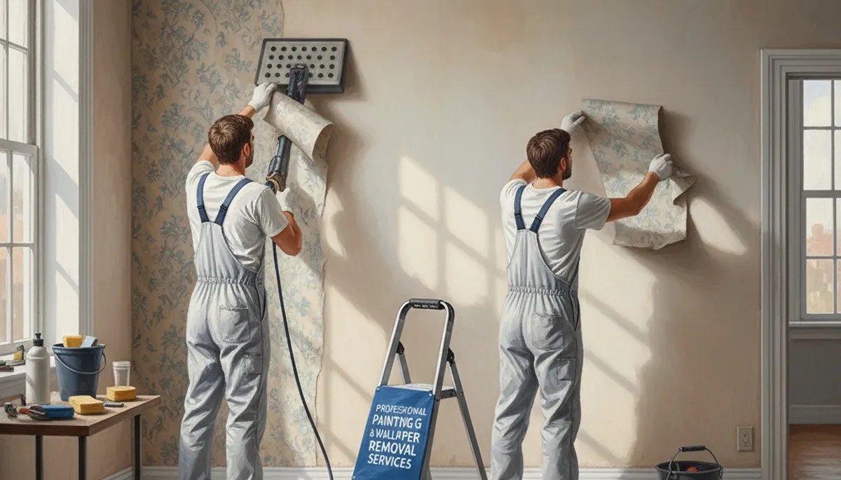 Berkeley, CA wallpaper removal service by Berkeley Paint Pros for smooth, paint-ready walls